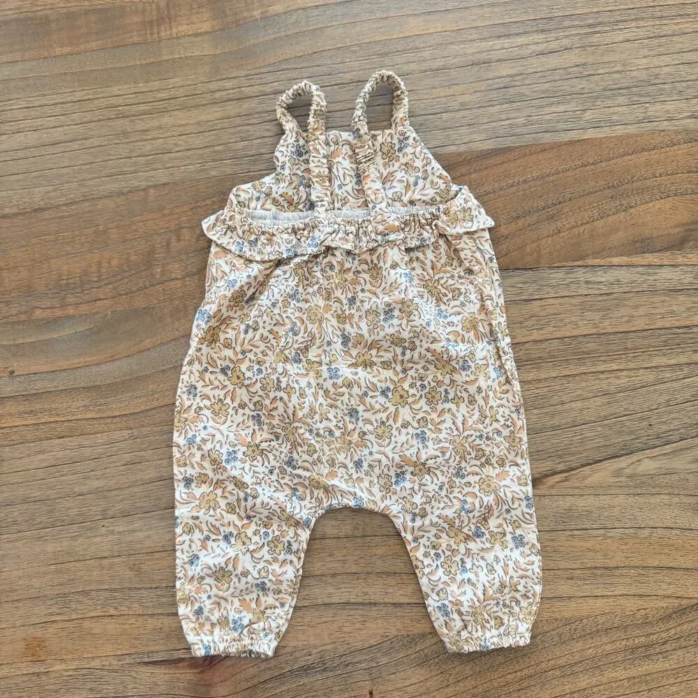 Rylee + Cru Kinsley Floral Cotton Romper - Size 0-3 months - Picture 4 of 5